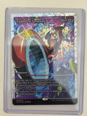 MTG - Explosive Getaway - Aetherdrift - 0413 - Fracture Foil Showcase - Image 1 of 2