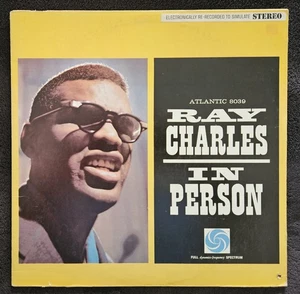 Ray Charles In Person - 1970's - STEREO (SE) - Vinyl - LP - Reissue - Atlantic - Picture 1 of 9