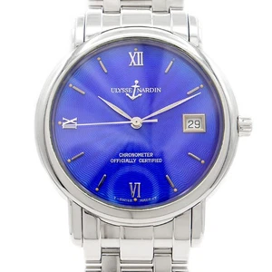 ULYSSE NARDIN San Marco Chronometer 133-77-9 Date 30m Blue SS Mne Automatic - Picture 1 of 6
