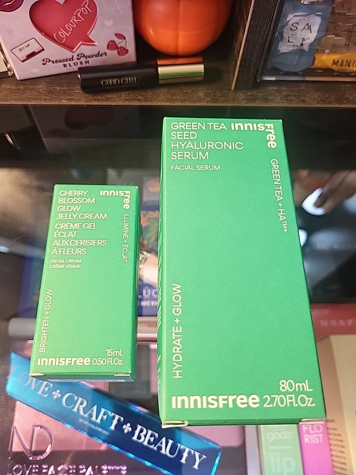 Innisfree Green Tea Hyaluronic Acid Serum with Green Tea Seed - K-Beauty