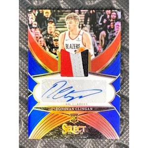 Camiseta deportiva de novato Panini Select Donovan Clingan #RJA-CLG RPA automática/49 automática 2024-25 - Imagen 1 de 2