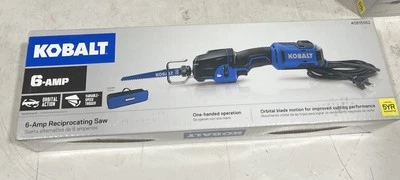 KOBALT 0815562- 6 AMP Corded Reciprocating Saw Orbital Action - Image 1 of 2