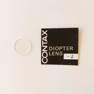 Contax -2.0 Diopter Lens Dioptric Adjustment eyepiece for RTS I II 139 Yashica - Picture 1 of 12