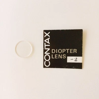 Contax -2.0 Diopter Lens Dioptric Adjustment eyepiece for RTS I II 139 Yashica - Image 1 of 4