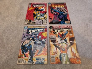 Superman Batman Comic Books 1990s Lot Of 4 - Picture 1 of 7