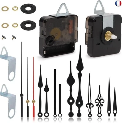 2 Pièces Mécanisme d'Horloge, Mécanisme de Mouvement d'Horloge Murale à Quartz a - Photo 1/4