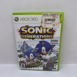 Sonic Generations (XBOX 360) 2010 CIB Microsoft Complete Video Game - Picture 1 of 6