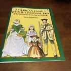 American Family of the Colonial Era Paper Dolls in Full Color NEW Free Shipping