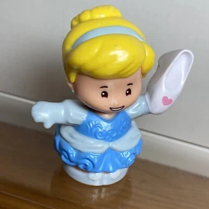 Fisher-Price Little People Blue Cinderella Princess White Slipper Figure  VG - Picture 1 of 5