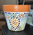 Hand Made Mosaic Pottery Garden Clay Pot “Tur-tal” 2024