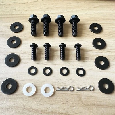 Bracket Bolts Pins Kit For Fold and Tumble Back Seat of Jeep Wrangler CJ 76-95 Foto 1 de 2