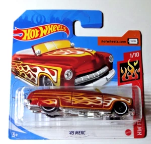 Hot Wheels - '49 Merc - Mercury - Carta Breve 1:64 - HW Flames 2020 - GHD68 - Foto 1 di 2