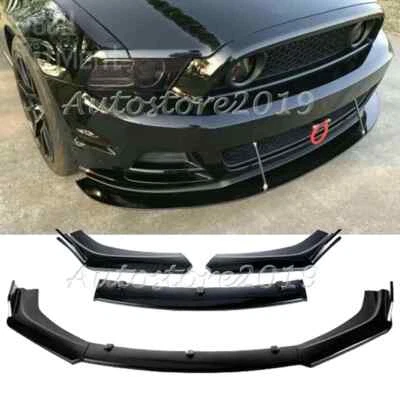 For Ford Mustang 2005-2014 Front Bumper Sport Splitter Lips Spoiler Body Kit - Image 1 of 4