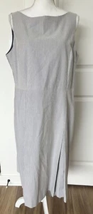 Brooks Brothers seersucker cotton dress Size 16 - Picture 1 of 9