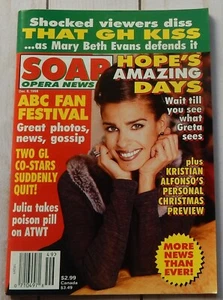 Soap Opera News Magazine DAYS Hope Kristian Alfonso GH Nikolas Tyler Christopher - Picture 1 of 1