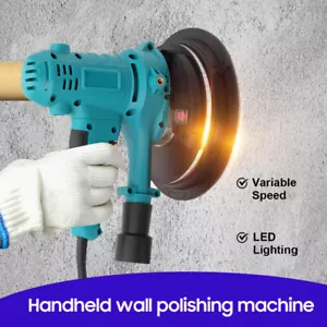 110V 710W Trockenbauschleifer Maschine Hand Wandpoliermaschine Auto Vakuum - Bild 1 von 17