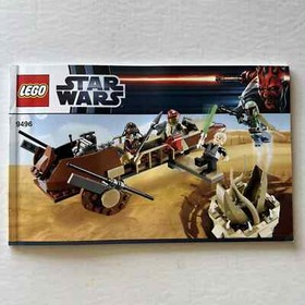 2012 Lego Star Wars Desert Skiff Set 9496 Instruction Book FREESHIP