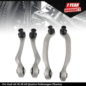 4 Pcs Front Upper Forward Rearward Control Arm For Audi A6 S6 S8 A8 Quattro - Picture 1 of 10