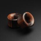 Sono Wood Double Flare Concave Tunnel | Handmade Organic Ear Gauges 