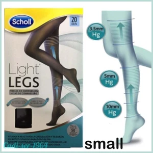 Scholl 20 Denier Small Compression Tights Light Legs Helps Boost Circulation NEW - Picture 1 of 24