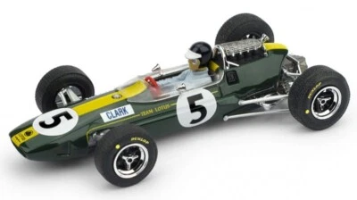 MODELLINO AUTO F1 STATICO BRUMM LOTUS 33 CLARK 1965 INGHILTERRA GP + FIGURE 1/43 - Immagine 1 di 4