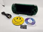 PSP 3000 Green Sony Charger PlayStation Japan Tested [ Region Free ]