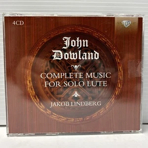 John Dowland - Complete Lute Music For Solo Lute - Jakob Lindberg - 4 CD Set - Picture 1 of 5