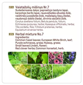 Herbal Healthy Tea Blend N7 / Bester Tee FÜR MÄNNER - Prostata / - aus 7 Kräuterpflanzen - Bild 1 von 7