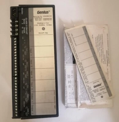 GENIUS IC660EBA100 ENTRADA/SALIDA ANALÓGICA - NUEVO EN CAJA - FALTA ETIQUETA Foto 1 de 4