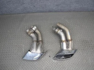 2008-2014 BMW X6 E71 E72 4.4L N63 REAR BACK EXHAUST MUFFLER CHROME TIPS SET - Picture 1 of 22