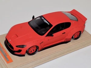 1/18 modèles AB Maserati Granturismo Liberty Walk mat, orange Whls Alcantara A - Photo 1/8