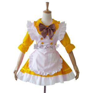 Halloween Anime Cosplay Costume Lolita French Maid Babydoll Dress Uniform 