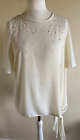 LADIES TIE SIDE BEADED TOP FROM GEORGE SIZE 14 HARDLY WORN