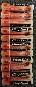 Lot of 11 Limited Edition STRAWBERRIES & CREAM Chapstick Lip Balm - Brand New!! - Picture 1 of 3