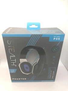 Brand New Stealth V Stereo & Gaming Headset - Black/Blue Universal 3.5mm Jack - Picture 1 of 7