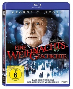 A CHRISTMAS CAROL *1984 / George C Scott* NEW Region A B C Blu Ray - Picture 1 of 2