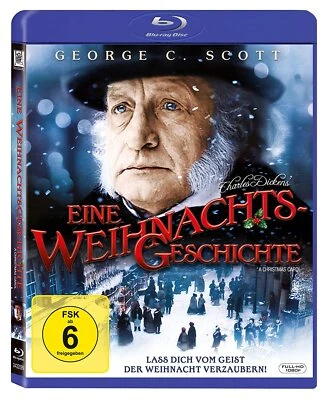 A CHRISTMAS CAROL *1984 / George C Scott* NEW Region A B C Blu Ray - Image 1 of 2