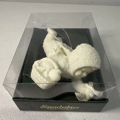 Nuevo en Caja Departamento 56 Snowbabies Noche Estrellada Blanco Bisque Ornamento #6830-6 Foto 1 de 4
