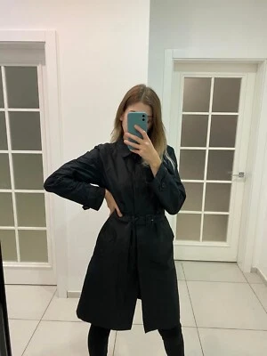 Gabardina para mujer PRADA talla 42 (XS-S) negra Foto 1 de 4