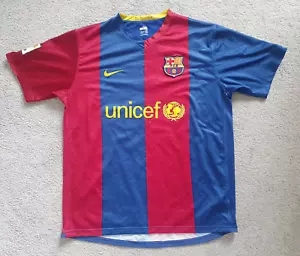 Nike Barcelona Football Shirt ISAAK #69 Jersey Home FCB Size LARGE - Picture 1 of 9
