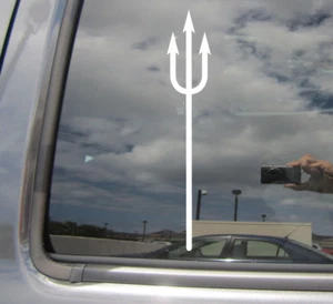 Blivet Devil's Pitchfork - Car Laptop Bumper Window Vinyl Decal Sticker 10271 - Picture 1 of 2