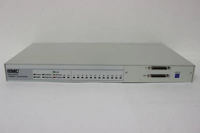 SMC SMC3812TP/24 120 ELITE 3812TP 10BASE-T CONCENTRATOR 720.20708 *NO AC* - Image 1 of 3