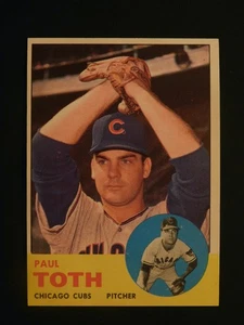 1963 Topps Baseball Card #489 Paul Toth (EX-MT/NM) - Picture 1 of 2