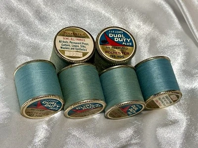 LOT of 6 J & P’s Coats BLUE #122-C Thread 300 Yd VARIOUS - Image 1 of 4