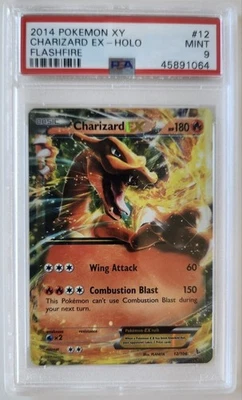 Charizard EX 2014 Pokemon XY Flashfire Holo #12/106 PSA 9 RARE LOW POP  - Image 1 of 2