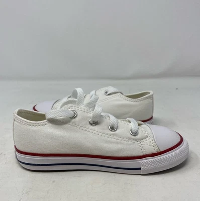 Converse Chuck Taylor All Star techo bajo óptico blanco niño 10C 7J256 Foto 1 de 4