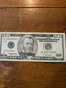 $50 Dollar Bill 1996 Series. Crisp Uncirculated Condition. Must See! - Picture 1 of 4
