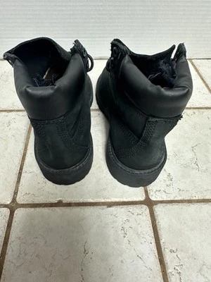 Timberland 12707 6" Premium Negro Con Cordones Impermeable Botines Juveniles EE. UU. 13M  Foto 1 de 4