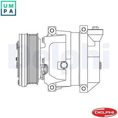 COMPRESSOR AIR CONDITIONING CS10095-12B1 FOR DAEWOO CHEVROLET AVEO/KALOS 1.4L - Image 1 of 4