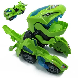 Transforming Dinosaur LED Car Automatic Dino Car For Kids 3+ Years Old Gifts C - Picture 1 of 21